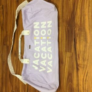 Light purple bando duffle bag